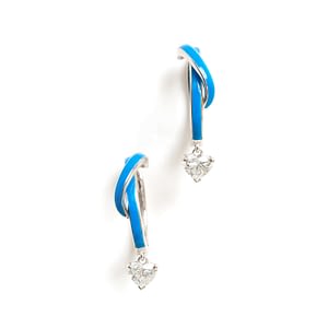 Diamond Hearts Earrings
